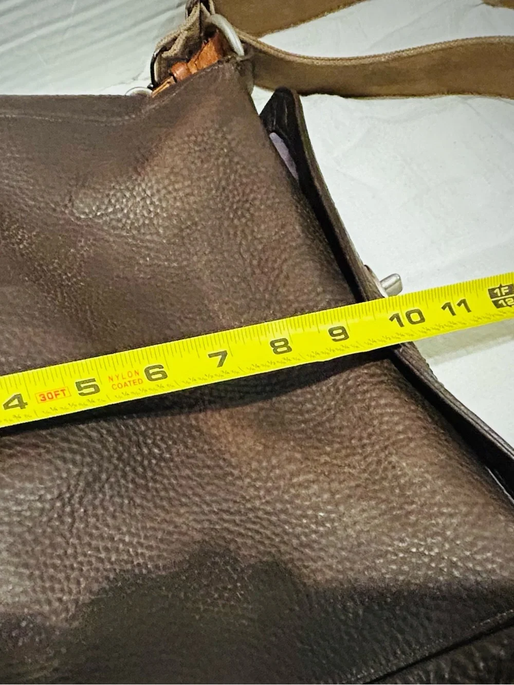 Vintage Y2K Coach 10130 Brown Chelsea Pebbled Leather Hobo Shoulder Bag Purse